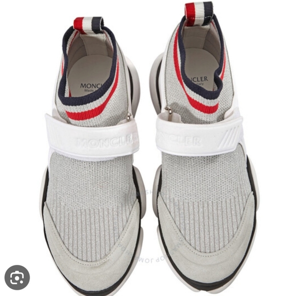Moncler Strap-Fastening Sock Sneakers - Picture 2 of 5